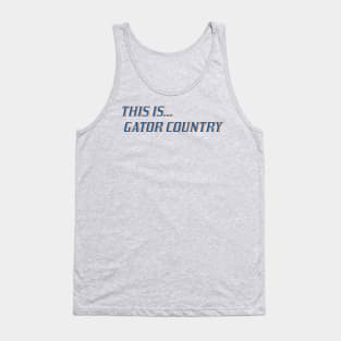 Gator Country sticker Tank Top